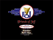 Tablet Screenshot of friendsofjeff.com